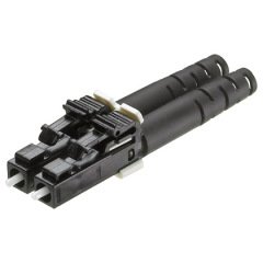 Saha Polonyalı LC Dubleks Pot & Polonyalı Stil OM2 / OM3 / OM4 Bağlayıcı, 3.0mm Siyah Boot Siyah Konut