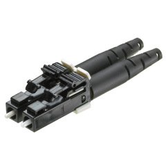 Saha Polonyalı LC Dubleks Pot & Polonyalı Stil OM2 / OM3 / OM4 Bağlayıcı, 3.0mm Siyah Boot Siyah Konut