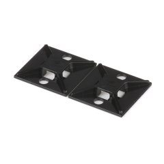 4'lü arkası yapışkanlı kablo bağlama siyahtır monte akrilik yapışkan bant ile monte edilir. Bu 1'' uzunluk x 1'' genişliğinde (25.4 x 25.4 mm) ve hava şartlarına dayanıklı ABS plastikten imal edilmiştir. Bu, mini orta ve standart kablo bağları ile birlikt