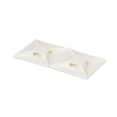 4'lü arkası yapışkanlı kablo bağlama beyaz monte akrilik yapışkan bant ile monte edilir. Bu 1.5'' uzunluğunda x 1.5'' genişliğinde (38.1 x 38.1 mm) ve mekanik gücü, sıcaklık ve aşınma direnci ve sertliği artar naylon 6.6 yapılmış. Bu dakika ile birlikte k