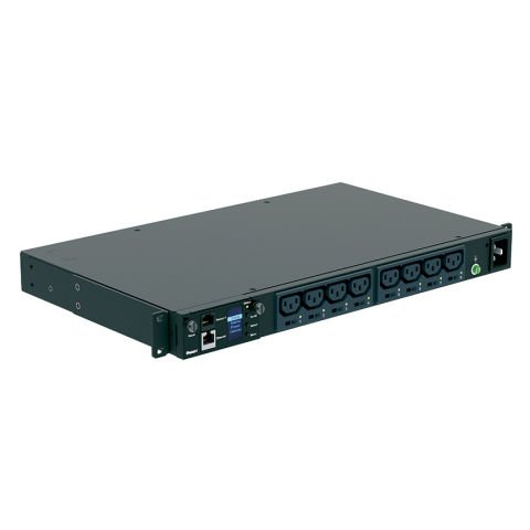 SmartZone ™ G5 başına Çıkışı (MSPO Seri) PDU, 16 tek bir faz, 230V, Raf (8) C13 kaplar 60.309 2P + E 6h 16A fiş ve önlemler 1.713 ''U x 17,461'' W x 7.8'' D (43.2 IEC Anahtarlı İzlenen . mm x 444.5mm x 198.1mm) Renk: Siyah