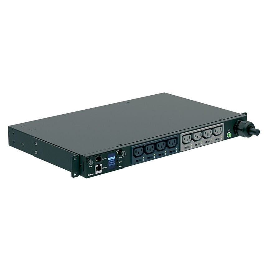 SmartZone ™ G5 başına Çıkışı (MSPO Seri) PDU, 32 tek bir faz, 230V, Raf (8) C13 kaplar 60.309 2P + E 6h 32A fiş ve önlemler 1.713 ''U x 17,461'' W x 7.8'' D (43.2 IEC Anahtarlı İzlenen . mm x 444.5mm x 198.1mm) Renk: Siyah