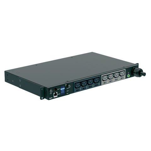 SmartZone ™ G5 başına Çıkışı (MSPO Seri) PDU, 32 tek bir faz, 230V, Raf (8) C13 kaplar 60.309 2P + E 6h 32A fiş ve önlemler 1.713 ''U x 17,461'' W x 7.8'' D (43.2 IEC Anahtarlı İzlenen . mm x 444.5mm x 198.1mm) Renk: Siyah