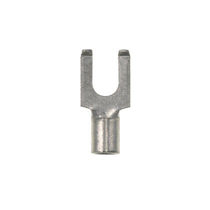 Flanşlı Çatal Terminali, 12- 10 AWG, 10. damızlık boyutu, yalıtımlı olmayan, standart paket.