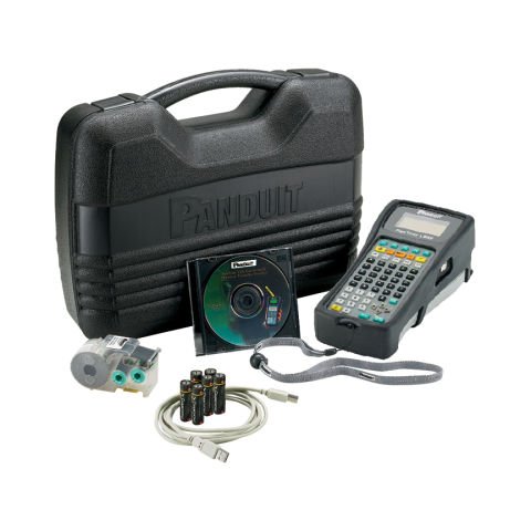 Panther LS8E El Tipi Termal Transfer Yazıcı kiti el bekletilen yazıcıyı içerir S100X150VAC kendini laminasyon etiketler, altı adet AA alkalin piller, LS8-VAKA sert taşıma çantası biri kaset, LS8-PCKIT USB kablosu ve PC arayüz yazılımı,