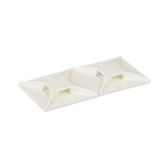 4'lü arkası yapışkanlı kablo bağlama beyaz monte akrilik yapışkan bant ile monte edilir. Bu 2.0'' uzunluğunda x 2.0'' genişliğinde (50.8 x 50.8 mm) ve mekanik gücü, sıcaklık ve aşınma direnci ve sertliği artar naylon 6.6 yapılmış. Bu dakika ile birlikte k