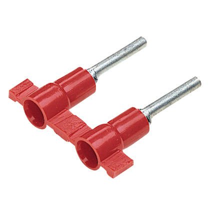 Pim terminal vinil huni girişi, plastik yalıtım kıvrım, 22. 18 AWG kablo aralığı, yalıtılmış.