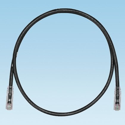 Bakır Patch Cord, Kedi 6, Siyah UTP Kablo, 17 Metre.