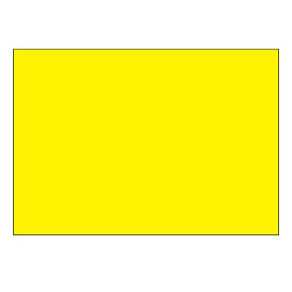 Termal transfer yazdırılabilir güvenlik etiketi, 4.00'' x 6.00'' (101.6mm x 152.4 mm), polyester yapışkan, sarı, rulo başına 100 etiketler.