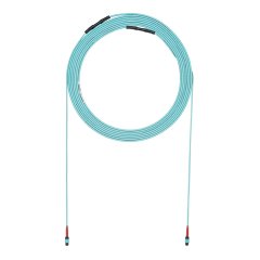 Eye, 67 Metre, Aqua Çekme 24 Elyaf OM4 HD Flex Kapalı Küçük Çap Gövde, LSZH, 24F MPO Kadın, Metot A, Optimize Edilmiş IL için 24F MPO Bayan,.
