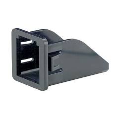 Kısa Com adaptörü 0.827 x 0.827 (21 mm x 21 mm) deliğe geçer ve bir mini Com® Modülü kabul eder. Panel kalınlığı 0.046 0.056 kadar (1.42mm için 1.17mm), Siyah olmalıdır.