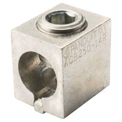 Tek delikli, Alüminyum mekanik konnektör, anti rotasyon Lug 6 AWG-250 kcmil, PK25.