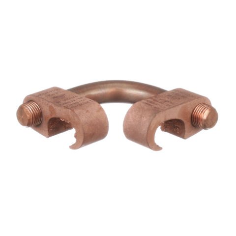 Topraklama ''6x6'' Stil Çapraz Bağlayıcı, 250-500 kcmil (120-240mm2), 5/8 - 3/4 Çubuk (15.9-19.1mm) veya # 5 - 6. İnşaat demiri (# 16M- # 19M) Ana, 250 - 500 kcmil (120-240mm2) dokunun