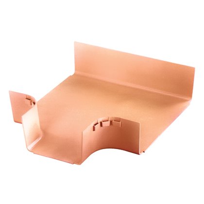 12x4 kanalı ve / veya bağlantı parçaları takılır, düz yatay mesafeden bir 6x4 çıkışı olan bir 90 ° 'lik yatay dalı oluşturmak için kullanılır. İsteğe bağlı bölünmüş kapak FRTSC12W6OR kabul eder.