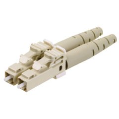 Saha Polonyalı LC Dubleks Pot & Polonyalı Stil OM1 Bağlayıcı, 1.6mm / 2.0mm Elektrik Fildişi Boot ile Elektrik Fildişi Konut