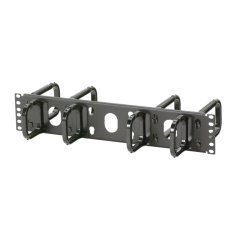 Panduit® Açık Access® Yatay D-Ring Kablo Yöneticisi güç, koaksiyel ve iletişim kabloları ve anahtar bağlantı noktalarına açık ve etkili erişim sağlar. Modüler plastik ile benzersiz bir çelik çerçeve sayesinde ek D-ringler, kablo yönetim sadece L değildir