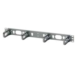 Panduit® Açık Access® Yatay D-Ring Kablo Yöneticisi güç, koaksiyel ve iletişim kabloları ve anahtar bağlantı noktalarına açık ve etkili erişim sağlar. Modüler plastik ile benzersiz bir çelik çerçeve sayesinde ek D-ringler, kablo yönetim sadece L değildir