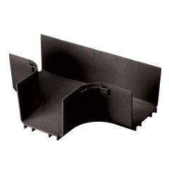 4x4 kanalı ve / veya bağlantı parçaları takılır düz yatay çalışan bir 90 ° yatay dalı oluşturmak için kullanılır. İsteğe bağlı bölünmüş kapak FRTSC4BL kabul eder.