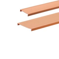 Kanal kapağı, 4 G x 6' uzunluk, PVC, turuncu.