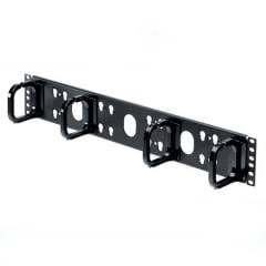 Panduit® Açık Access® Yatay D-Ring Kablo Yöneticisi güç, koaksiyel ve iletişim kabloları ve anahtar bağlantı noktalarına açık ve etkili erişim sağlar. Modüler plastik ile benzersiz bir çelik çerçeve sayesinde ek D-ringler, kablo yönetim sadece L değildir