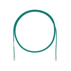 Kategori 6 Performans, (küçük çap) Bakır Patch Cord, 28 AWG, Yeşil CM / LSZH UTP Kablo, 6 İnç.
