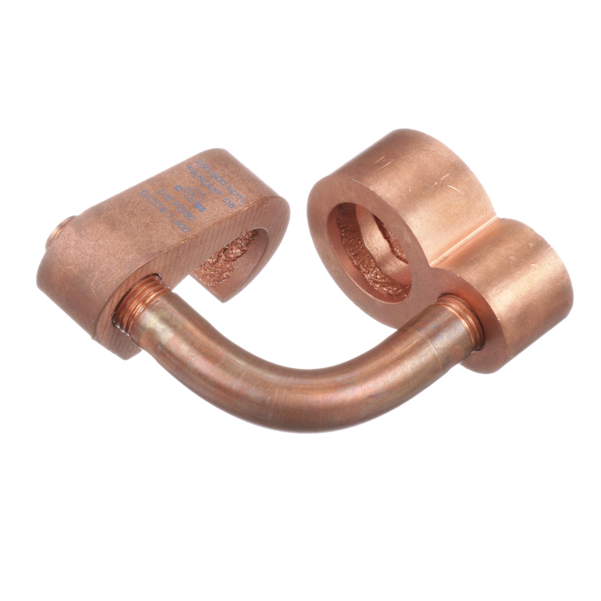 ''8x6'' Stil Çapraz Bağlayıcı, 3/4'' Çubuk (19.1mm), 2 Str Topraklama - 250 kcmil (35-120mm2) Bakır Kablo