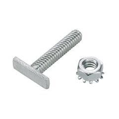 Montaj konsollara FiberRunner® Kanal sabitlerken T somun ek bağlantı için de kullanılabilir. Örneğin, bir T-cıvata 12x4 montaj desteği sokmak sokulabilir ve 12x4 kanalının alt orta nervür yapısı içinde yer alan. t tarafından