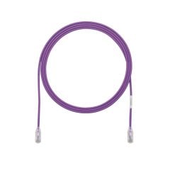 Kategori 6 Performans, (küçük çap) Bakır Patch Cord, 28 AWG, Menekşe CM / LSZH UTP Kablo, 6 İnç.