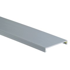 Kanal kapak, 6 G x 6' uzunluk, PVC, açık gri.