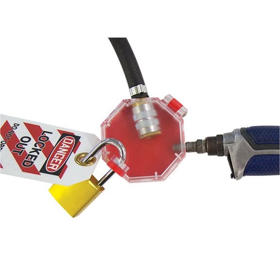 Lokavt Tagout, Çok yönlü Pnömatik, Kırmızı