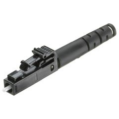 Saha Polonyalı LC Simplex Pot & Polonyalı Stil OM2 / OM3 / OM4 Bağlayıcı, 3.0mm Siyah Boot Siyah Konut
