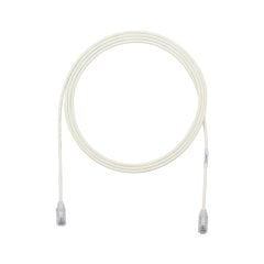 Kategori 6 Performans, her iki ucunda TX6 ™ Modüler Fiş ile 28 AWG UTP ara kablosu. Gri, 6 metre.