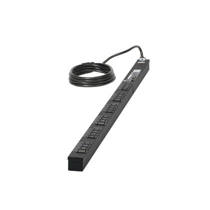 Dikey güç şerit 32 A, 230 V, 20, IEC C-13 ve 4 IEC Cı-19 kilitleme kaplar, iki RJ12 uzaktan çevresel bağlantı noktaları RJ-45 Ethernet portu, iki 16 A, çift kutuplu manyetik kesici /-kapalı entegre anahtar koruma ile anahtar ve IEC 60309 ile 3m güç kablos