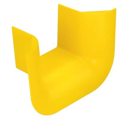 4x4 FiberRunner®Channel veya 4x4 FiberRunner®Horizontal Tee çıkarken 2 (50.8mm) kablonun bükülme yarıçapı sınırlamak için kullanılır.