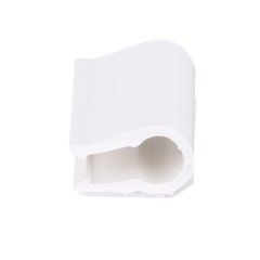 Yapıştırıcı çift kordon klip, yüksek sıcaklığı, beyaz .33'' (9.0mm) paket, destek.