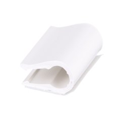 Yapıştırıcı çift kordon klip, yüksek sıcaklığı, beyaz .33'' (9.0mm) paket, destek.