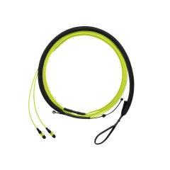 bir ucunda Eye Çekme ile OM5 + 24 Fiber Gövde, Low Smoke Zero Halogen, PanMPO Kadın, HD Flex Geçiş, Metot A, Ultra Ekleme Kaybına PanMPO Bayan, - 58 Metre