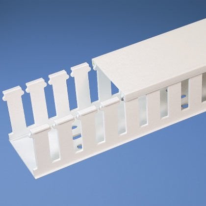 Panduct® tip NE halojen içermeyen kablo kanalı, x 1,5 lH 1,5 W, 6' uzunlukta, halojen içermeyen, beyaz.