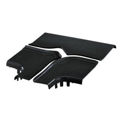 6x4 çıkış FRT12X4W6BL uydurma yatay tee için opsiyonel bölünmüş kapağı. Snap-on özelliği kapak yüklenmiş ve gerekli hiçbir araçlarıyla çıkarılmasını sağlar. kolay eklemek için erişim veya kaldırma kablolar için 3/4 (19 mm) açıklığı radyal oluşturur.