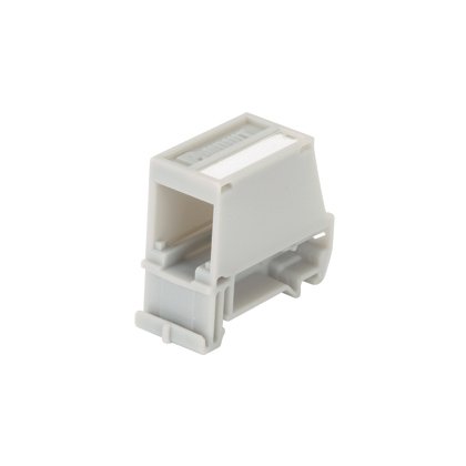 Mini Com® DIN Ray Montaj Adaptörü standart 35mm DIN raya monte edilir ve herhangi bir tek port Mini Com® Modülü, uluslararası gri kabul eder. Bir etiket ve etiket kapağı dahildir.