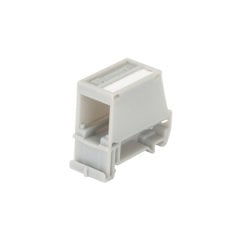 Mini Com® DIN Ray Montaj Adaptörü standart 35mm DIN raya monte edilir ve herhangi bir tek port Mini Com® Modülü, uluslararası gri kabul eder. Bir etiket ve etiket kapağı dahildir.