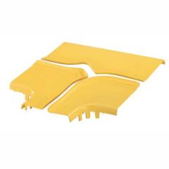 6x4 çıkış FRT12X4W6YL uydurma yatay tee için opsiyonel bölünmüş kapağı. Snap-on özelliği kapağı takılı ve aletsiz çıkarılmasını sağlar. kolay eklemek için erişim veya kaldırma kablolar için 3/4 (19mm) açıklığı radyal oluşturur.