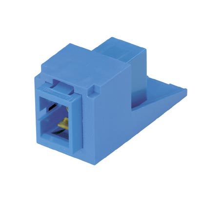 Modül zirkon dioksit seramik bölünmüş kol, Avrupa beyaz bir kez SC simpleks fiber optik adaptörü ile birlikte.