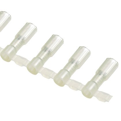 titreşime dayanıklı dişi bağlantı kesme pirinç ve kalay kaplama mesafesindedir. Bu tamamen doğal renkli, standart hazne naylon mahfaza içinde yalıtılmıştır. Bu 0.110 x 0.010'' (2.8 x 0.3 mm) ve destekler 22-18 AWG bir tel aralığı (0.5-1.0 m sekme boyutuna