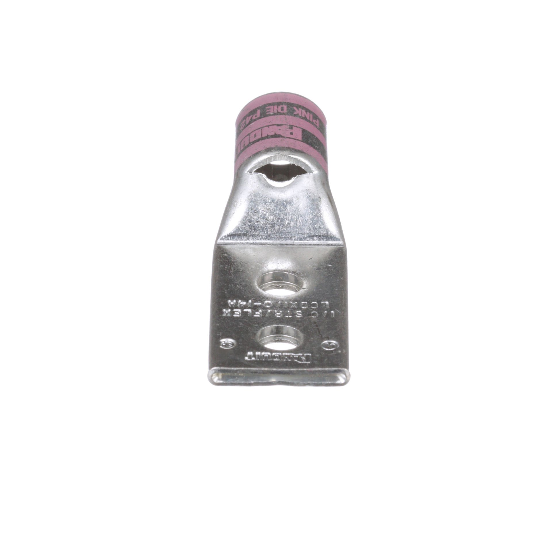 İki delikli, esnek yük sepeti, 1/0 AWG kablo, 1/4 saplama deliği, .63 delik açıklığı.