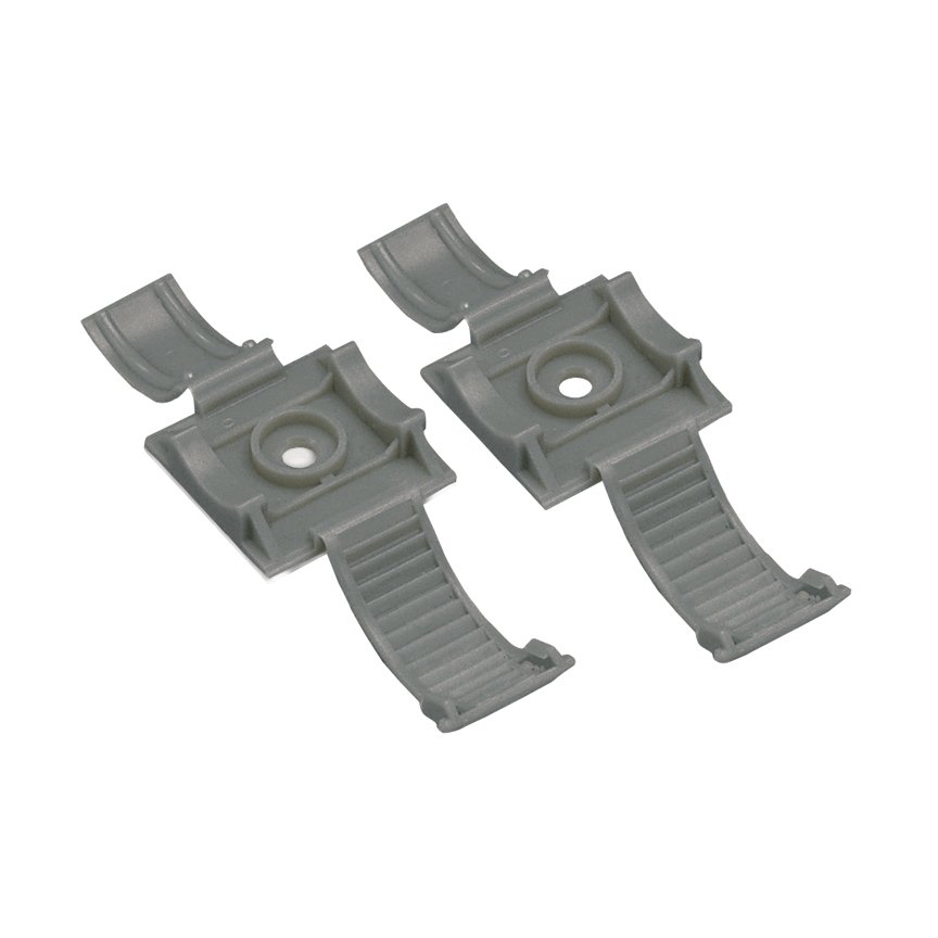 Ayarlanabilir ve gevşetilebilen bir kelepçe, .69'' (17.5 mm), demet, gri, standart paket.