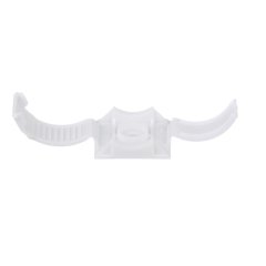 Düğüm ™ ayarlanabilir gevşetilebilen bir kelepçe, 6. Vida (M3), .19'' - .69'' (4.8mm - 17.5 mm) demet, beyaz, bulk paket.