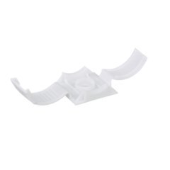 Düğüm ™ ayarlanabilir gevşetilebilen bir kelepçe, 6. Vida (M3), .19'' - .69'' (4.8mm - 17.5 mm) demet, beyaz, bulk paket.