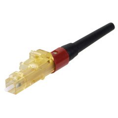 Anahtarlı LC Simplex OptiCam OM3 / OM4 Bağlayıcı (Anahtarlı B, Kırmızı) 900um Aqua çizme ile önceden Cilalı