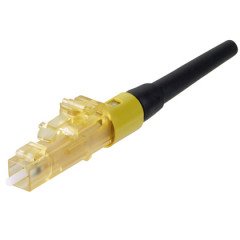 Anahtarlı LC Tek OptiCam OM3 / OM4 Bağlantı (Anahtarlı D, Sarı) 900um Su çizme ile önceden Cilalı